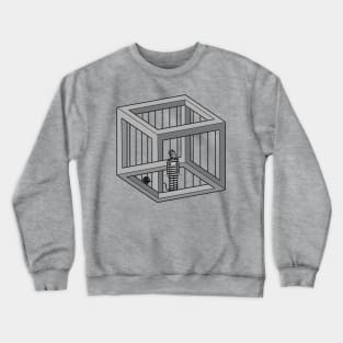 Escher's jail Crewneck Sweatshirt